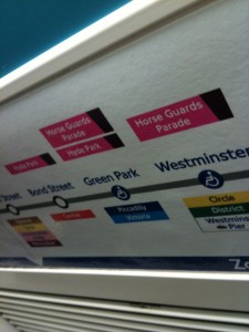 Olympic venues now marked on tube...